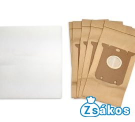 IZ-E5/PH5.1F-OVAL ELECTROLUX / AEG / PHILIPS S-BAG KOMPATIBILIS PAPÍR PORZSÁK (5DB+1FILTER/CSOMAG)