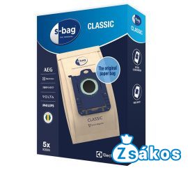 IZ-E5/PH5GY ELECTROLUX / AEG / PHILIPS S-BAG GYÁRI PAPÍR PORZSÁK (5DB/CSOMAG) E200S / 9001684621