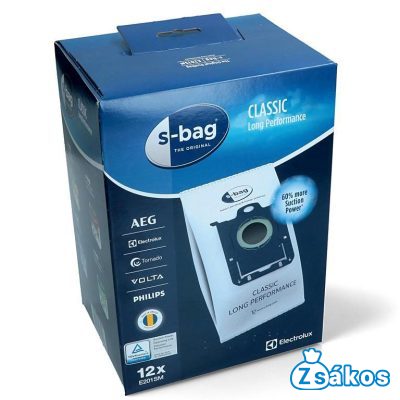 IZ-E5/PH5GY12S ELECTROLUX / AEG / PHILIPS S-BAG CLASSIC E201SM GYÁRI MIKROSZÁLAS PORZSÁK (12DB/CSOMAG) / 9001684811 foto