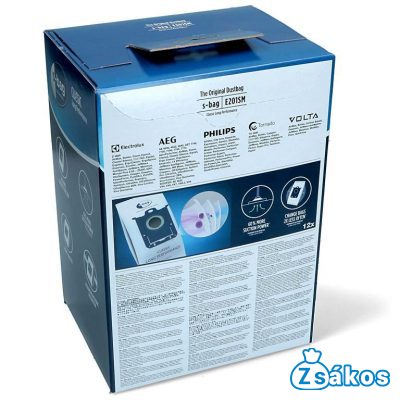 IZ-E5/PH5GY12S ELECTROLUX / AEG / PHILIPS S-BAG CLASSIC E201SM GYÁRI MIKROSZÁLAS PORZSÁK (12DB/CSOMAG) / 9001684811 foto