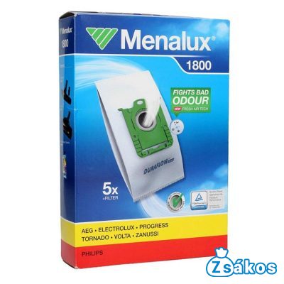 IZ-E5/PH5GYMS MENALUX 1800 ELECTROLUX / AEG / PHILIPS S-BAG GYÁRI MIKROSZÁLAS PORZSÁK (5DB+1FILTER/CSOMAG) 9001688184 foto