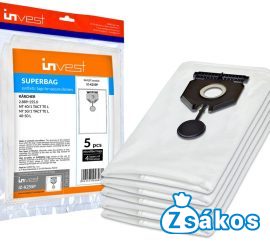 IZ-K25SP IPARI KARCHER NT 40/1 TACT L / AP L / NT 50/1 TACT L / AP L KOMPATIBILIS MIKROSZÁLAS PORZSÁK 40-50L 5DB/CSOMAG) / (2.889-155.0)