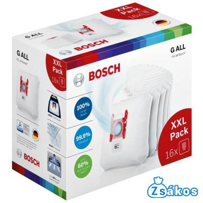 IZ-S11GY16S BOSCH / SIEMENS G STB. BBZ16GALL GYÁRI MIKROSZÁLAS PORZSÁK (16DB/CSOMAG) 17002095 foto
