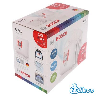 IZ-S11GY16S BOSCH / SIEMENS G STB. BBZ16GALL GYÁRI MIKROSZÁLAS PORZSÁK (16DB/CSOMAG) 17002095 foto