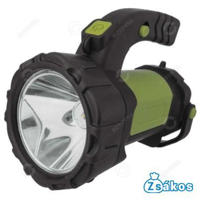 KÉZI REFLEKTOR AKKUMULÁTOROS P4526 (5W CREE + COB LED) fotó