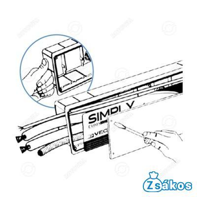 KLÍMA SZERELŐDOBOZ SIMPLY (430x108x50) 9899-009-01 fotó