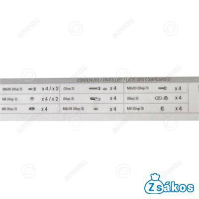 KLÍMATARTÓ KONZOL 2022 PROFESSIONAL EU, 55 cm, ÖSSZECSUKHATÓ, PÁRBAN, 140 KG-IG fotó