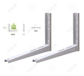 KLÍMATARTÓ KONZOL HEGESZTETT FIX PROFESSIONAL EU, (800x520 mm/180 kg-ig), PÁRBAN