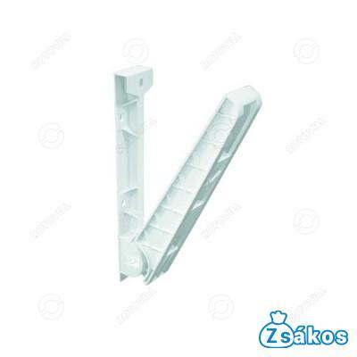 KLÍMATARTÓ KONZOL (MŰANYAG), 45 cm, ÖSSZECSUKHATÓ, PÁRBAN, 80 kg-ig, (EU gyártmány) fotó