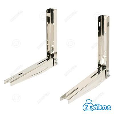 KLÍMATARTÓ KONZOL (ROZSDAMENTES), 45 cm, ÖSSZECSUKHATÓ, PÁRBAN, 110 kg-ig, (EU gyártmány) fotó