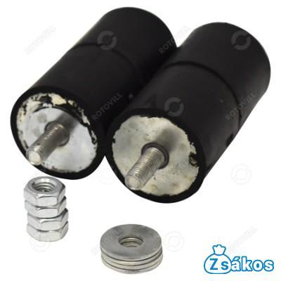 KLÍMATARTÓ KONZOLHOZ REZGÉSCSILLAPÍTÓ GUMIBAK, M8x1, (40x40 mm) fotó