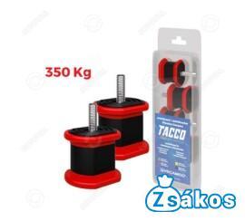 KLÍMATARTÓ KONZOLHOZ RUGÓS REZGÉSCSILLAPÍTÓ GUMIBAK TACCO 350 kg (PIROS)