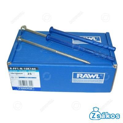 KLÍMATARTÓ KONZOLHOZ TIPLI + CSAVAR 10x160 mm (PEREMESFEJŰ) fotó