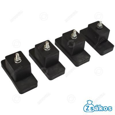 KLÍMATARTÓ LÁB, ANTIVIBRÁCIÓS, PVC, (200KG-IG), 50x105mm, (9898-032) fotó