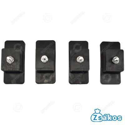 KLÍMATARTÓ LÁB, ANTIVIBRÁCIÓS, PVC, (200KG-IG), 50x105mm, (9898-032) fotó