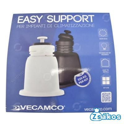 KLÍMATARTÓ LÁB, REZGÉSCSILLAPÍTÓ GUMIBAKKAL, (FEHÉR/325KG-IG), 100mm, (9898-045-08) fotó