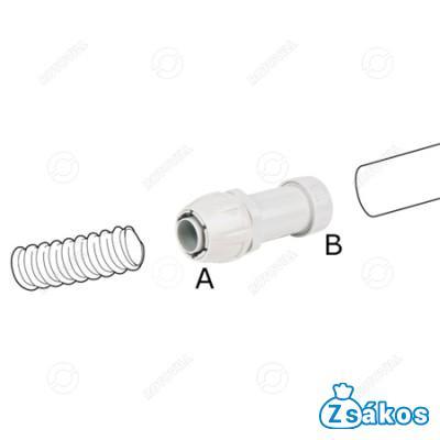 KONDENZVÍZ ELVEZETŐCSŐ ÁTALAKÍTÓ (MEREV-,ÉS GÉGECSŐ KÖZÖTT) 20/20mm fotó