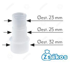 KONDENZVÍZ ELVEZETŐCSŐ CSATLAKOZÓ CSONK (23/25/32 mm)