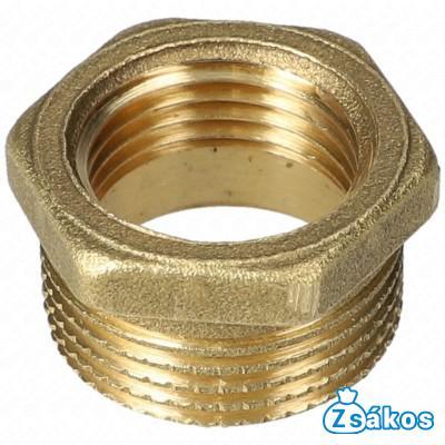 Közcsavar (szűkítő ) K3/4  B1/2 réz fotó