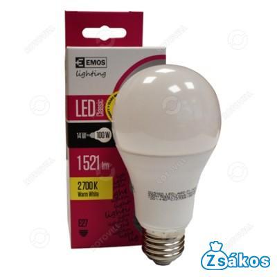LED IZZÓ 14W=100W  ZQ5160  A60 PREMIUM WW E27 fotó