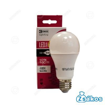 LED IZZÓ 14W=100W  ZQ5161  A60 PREMIUM NW E27 fotó