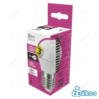 LED IZZÓ 6W=40W ZQ1121 Mini Globe  NW E27 fotó