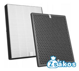 LÉGTISZTÍTÓ KOMPATIBILIS SZŰRŐ SZETT PHILIPS  AC1214 / SERIES 1000 2IN1 KÉSZÜLÉKEKHEZ FY1410/30+FY1413/30 (HEPA FILTER+CARBON SZÉNFILTER)