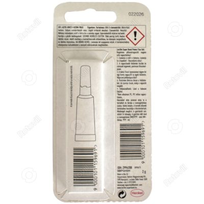 LOCTITE SUPER BOND GÉL PILLANATRAGASZTÓ (2g) fotó