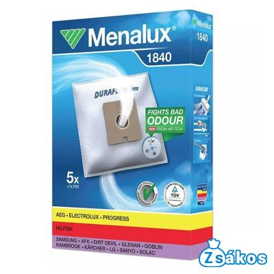 MENALUX 1840 GYÁRI MIKROSZÁLAS PORZSÁK (5DB+1FILTER/CSOMAG) 9001961953 foto