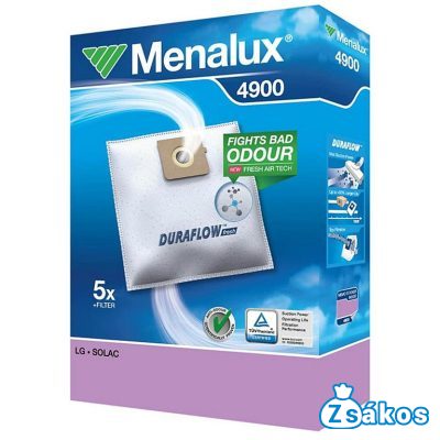 MENALUX 4900 LG TB33 STB. GYÁRI MIKROSZÁLAS PORZSÁK (5DB+1FILTER/CSOMAG) 9001961334 foto
