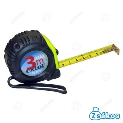 MÉRŐSZALAG EXTOL CRAFT (3mx16mm) GUMIROZOTT, 1 STOPPOS fotó