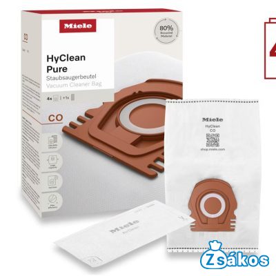 MIELE HYCLEAN PURE CO GUARD M1 GYÁRI MIKROSZÁLAS PORZSÁK 12557080 (4DB+1FILTER/CSOMAG) foto