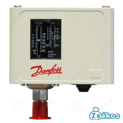 NYOMÁSKAPCSOLÓ AUTOMATA  (PRESOSTAT) NYOMÓ OLDALI DANFOSS KP5 fotó