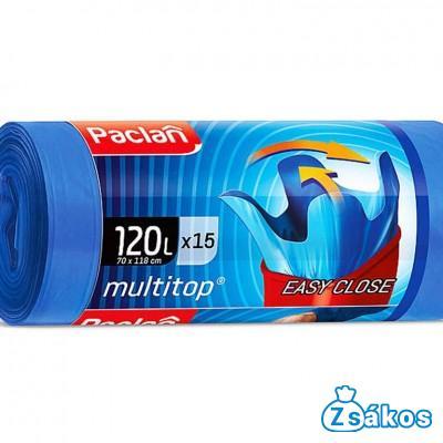 Paclan Multi-Top Szemeteszsák 120L (15db/tekercs) 70cmx118cm fotó