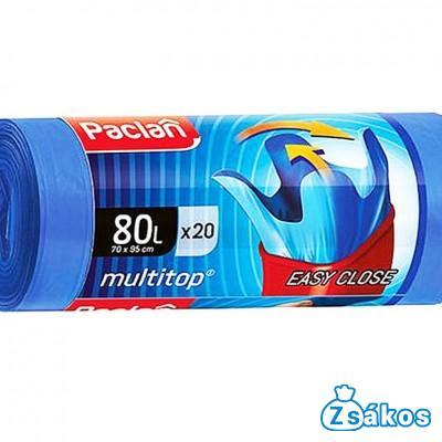 Paclan Multi-Top Szemeteszsák 80L (20db/tekercs) 70cmx85cm fotó