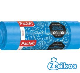 PACLAN SZELEKTÍV PAPÍR GYŰJTŐ SZEMETESZSÁK 120L (10DB/TEKERCS) 70CMX110CM 17MY