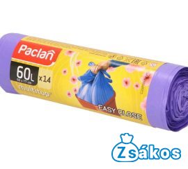 PACLAN ZÁRSZALAGOS ILLATOS SZEMETESZSÁK 60L (14DB/TEKERCS) 60CMX67CM 15MY