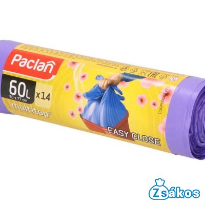 PACLAN ZÁRSZALAGOS ILLATOS SZEMETESZSÁK 60L (14DB/TEKERCS) 60CMX67CM 15MY foto