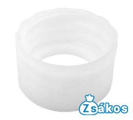 PORSZÍVÓ GÉGECSŐ MENETES CSATLAKOZÁS / BETÉT PISZTOLY RÉSZHEZ 32MM FEHÉR
