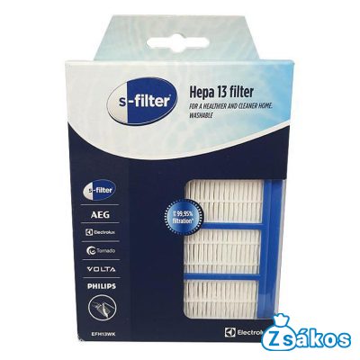 PORSZÍVÓ HEPA FILTER ELECTROLUX  EFH13W-APAC S-FILTER / 9001680983 GYÁRI MOSHATÓ foto