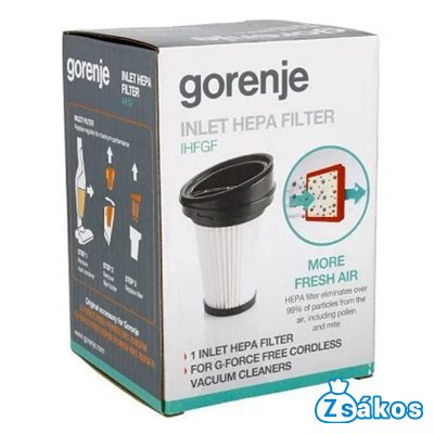PORSZÍVÓ HEPA FILTER GORENJE SVC216GFW / SVC252GFR / 735551 IHFGF GYÁRI foto
