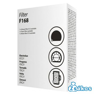 PORSZÍVÓ HEPA FILTER KÉSZLET ELECTROLUX ECC21-2IW / F168 / 9009232126 GYÁRI foto