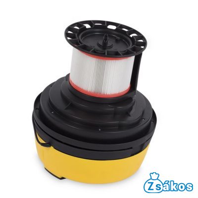 PORSZÍVÓ HEPA FILTER / MOTORVÉDŐ SZŰRŐ HENGERES NYITOTT POWERPLUS POWX 325 / 134.086.06 GYÁRI MOSHATÓ foto