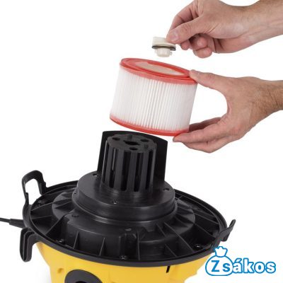 PORSZÍVÓ HEPA FILTER / MOTORVÉDŐ SZŰRŐ HENGERES POWERPLUS POWX 320 / 134.084.06 GYÁRI MOSHATÓ foto
