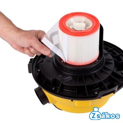 PORSZÍVÓ HEPA FILTER / MOTORVÉDŐ SZŰRŐ HENGERES POWERPLUS POWX 321 / 134.085.06 GYÁRI MOSHATÓ foto