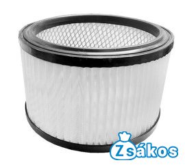 PORSZÍVÓ HEPA FILTER / MOTORVÉDŐ SZŰRŐ HENGERES ZÁRT POWERPLUS POWX 324 / 134.125.06 GYÁRI MOSHATÓ