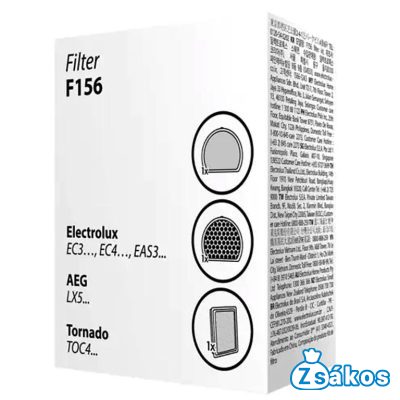 PORSZÍVÓ HEPA FILTER SZETT AEG LX5-2-4T / ELECTROLUX EC41-2SW / EC41-ANIM / F156 / 9009229320 GYÁRI foto