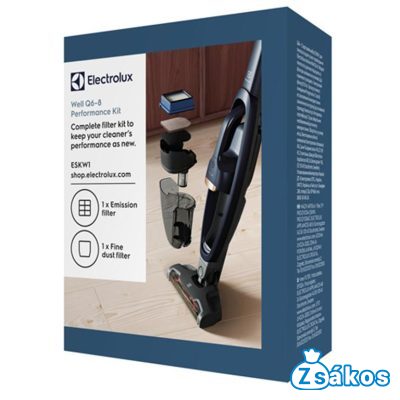 PORSZÍVÓ HEPA FILTER / SZŰRŐ KÉSZLET ELECTROLUX WELL Q6 / Q7 / Q8 / 9009232696 GYÁRI foto