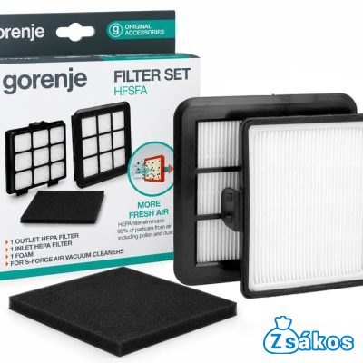 PORSZÍVÓ HEPA FILTER / SZŰRŐKÉSZLET GORENJE VC2002SFAWR / VC1801SFABKR / 743142 HFSFA GYÁRI foto