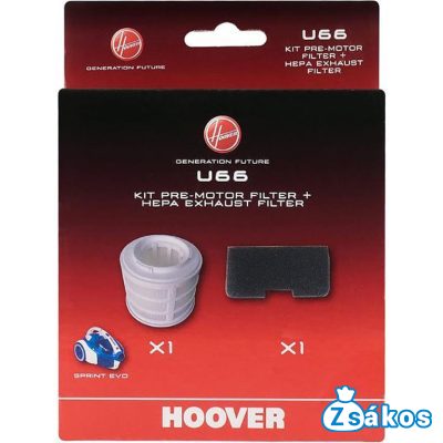 PORSZÍVÓ HEPA FILTER SZŰRŐVÉDŐVEL HOOVER U66 / TSBE1401 / 35601328 GYÁRI foto